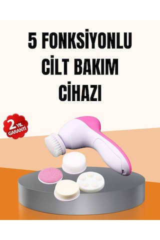 Derin Temizleme Ve Masaj İçin 5 Başlıklı Yüz Cilt Bakım Aleti - Lisinya 09429316