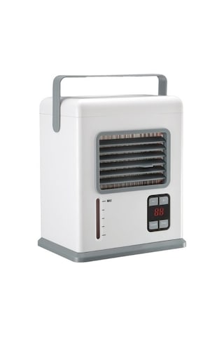Ykd Store Masaüstü Hava Soğutucu Eklenti Çift Kullanım Klima Akıllı Dijital Ekran Mini Hava Soğutucu 36rv1l Beyaz