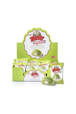 Today Snowball Antep Fıstık Aromalı Kek 35 Gr. 24 Adet (1 Kutu)