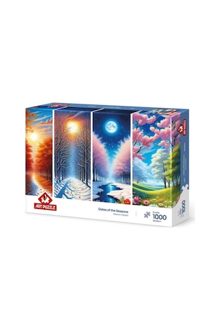 Art Puzzle Mevsim Kapıları 1000 Parça - 41017