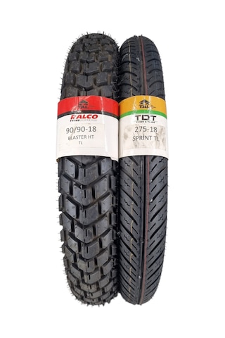 90/90-18 Ve 275-18 Tubeless - Dubleks Blaster Ht /sprint Lastik Takımı