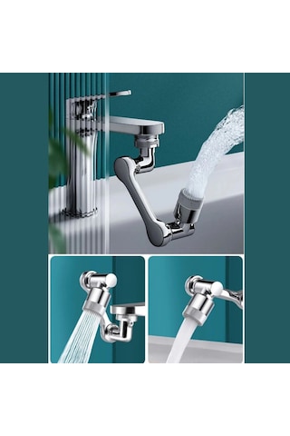 Mucit Home 1080 Derece Dönebilen 2 Modlu Mutfak Musluk Başlığı Banyo Musluk Ucu Evrensel Fonksiyonlu Başlık Mucit Home 1080 Derece Dönebilen 2 Modlu Mutfak Musluk Başlığı Banyo Musluk Ucu Evrensel Fonksiyonlu Başlık