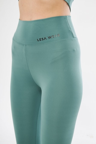 Lesa Wear Yüksek Bel Likralı Toparlayıcı Tayt Çağla Yeşili