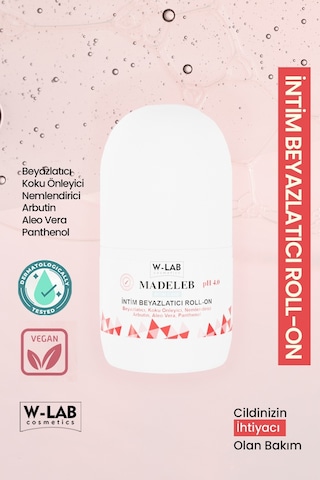 W-Lab Cosmetics İntim Beyazlatıcı Roll On 50 ML