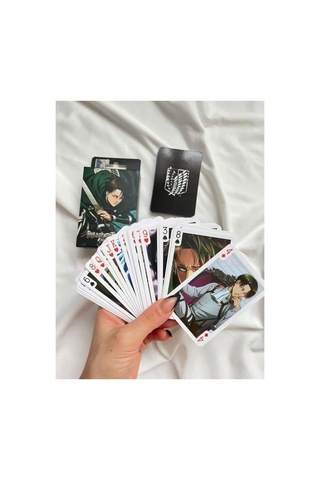 Anime Attack On Titan İskambil Poker Kartı