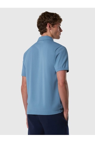 North Sails Kısa Kollu Pamuklu Erkek Polo Yaka T-shirt-33490 Açık Mavi