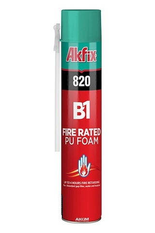 Akfix 820 Yangına Dayanıklı B1 Pu Köpük 750ML