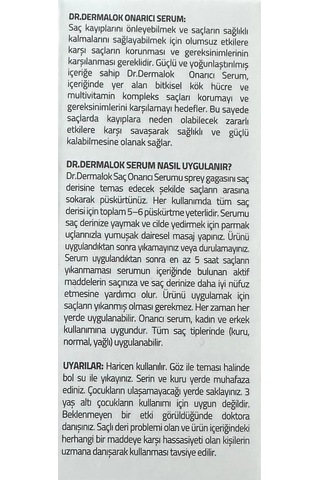 Dr. Dermalok Saç Serumu 60 ML