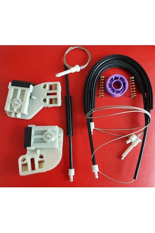 Volkswagen Polo Mk4 2002-2009 Ön Sağ Cam Kriko Teli ve Tamir Seti