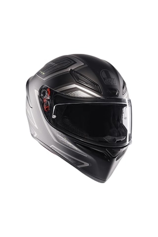 Agv K1 S E2206 Sling Kapalı Motosiklet Kaskı Mat Siyah - Gri