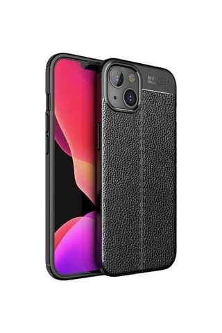 Apple Uyumlu iPhone 14 Plus Kılıf Zore Niss Silikon Kapak Siyah