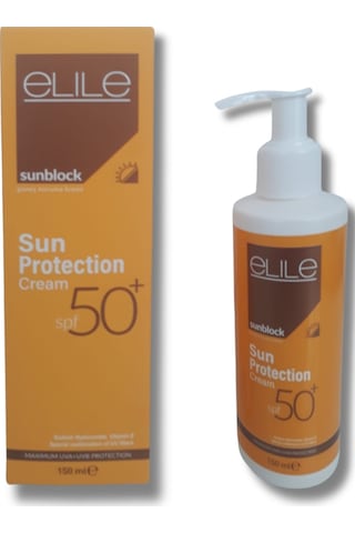 Elile Sunblock Sun Protection Güneş Koruma Kremi SPF50+ 150 ML