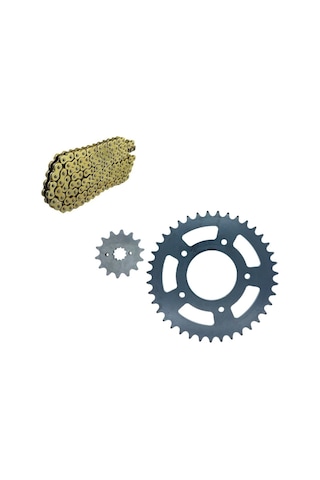 Cf Moto Sr 250 - Nk 250 Zincir Dişli Seti Oringli Gold Zincir - Supermoto