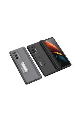 Samsung Uyumlu Galaxy Z Fold 2 Kılıf M-Magnet 360 Kapak