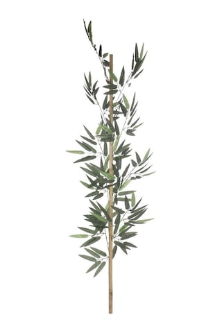 Yapay Bambu Sopası 9 Yapraklı 120Cm Yapay Çiçek Bambu Duvarı