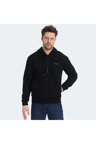 Slazenger KOZZAX IN Erkek Sweatshirt Siyah