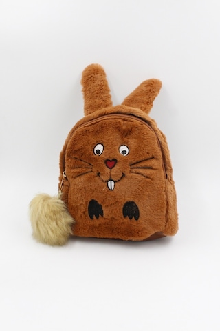 Chantaky 039 3000  Peluş Tavşan Çocuk Sırt Çantası Taba