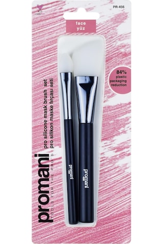 Promani Pro Silikon Maske Fırçası Seti 2'li