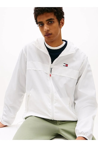 Tommy Hilfiger Tjm Lw Chıcago Jacket Erkek Beyaz Ceket - Dm0dm20204