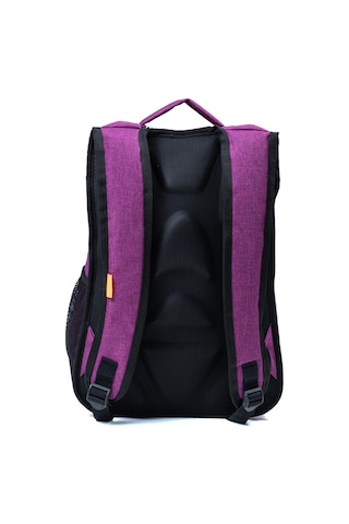 Çok Gözlü Ergonomik Sırt Çantası Su İtici Unisex Okul, Günlük Ve Seyahat Çantası Mor Mor