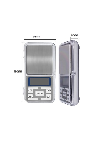 Dijital Hassas Cep Terazisi Antrasit - Mavi - Siyah