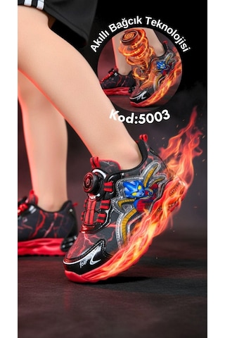 Gala Akıllı Bağcık Karakter Baskılı Erkek Çocuk Sneaker Kırmızı