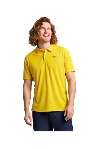 Slam A108013s00-w41 Act Qd Polo Erkek Tişört Sarı Sarı