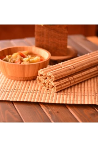 Bambum Servizio Yelo 6'lı Amerikan Servis Bej