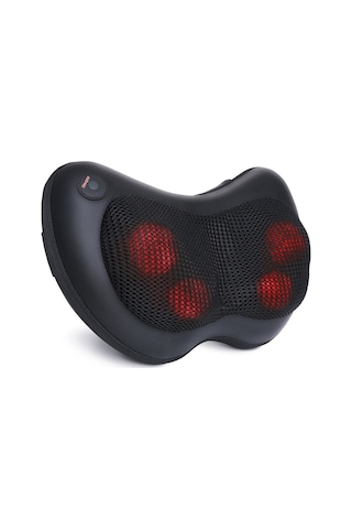 Eragon Shiatsu Black Ovmalı Boyun Bel Sırt Karın Ayak Masaj Aleti Masaj Yastığı Siyah