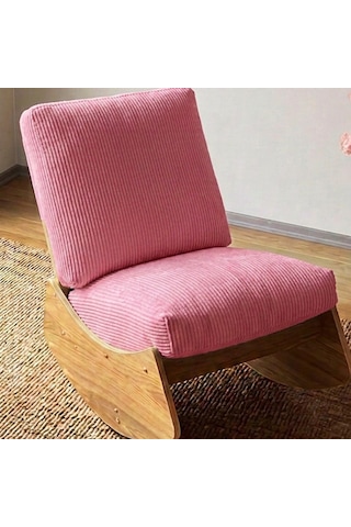 Comfort Sallanır Koltuk Tv Koltuğu Sallanan Berjer Sandalye Pembe