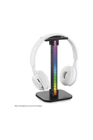 Kulaklık Standı Rgb Işık Masaüstü Bilgisayar Oyun Kulaklığı Alt Kısmı Kaymaz Tip-c Bağlantı Noktalar