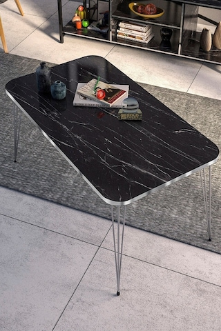 Zigon Sehpa Kr Ve Orta Sehpa Kr Set Gümüş Bendir Tel