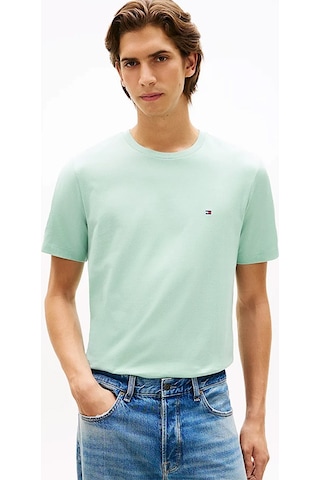 Tommy Hilfiger Ess Seasonal Reg Fıt Solıd Tee Erkek Yeşil T-shirt - Mw0mw39995