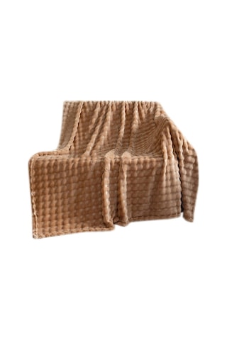 70x100cm Tek Katlı Flanel Battaniye Basit Kalınlaştırılmış Kanepe Örtüsü Yeni Yatak Örtüsü Camel