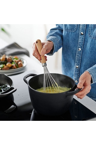 Ikea Vardagen Çırpıcı 30 Cm Krom - Kahverengi 1 Parça Çok Renkli