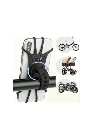 Zyzqstore 360 Derece Döner Cep Telefonu Bisiklet Montajı Bisiklet Güvenlik Çok Renkli Çok Renkli