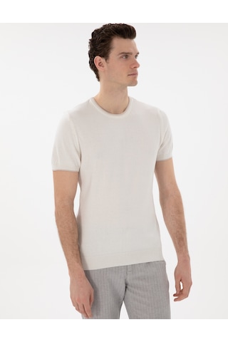 Pierre Cardin Erkek Ekru Kazak /triko 50307401-vr019 Ekru