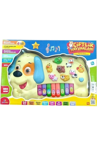 Işıklı Müzikli Köpek Görünümlü Piyano
