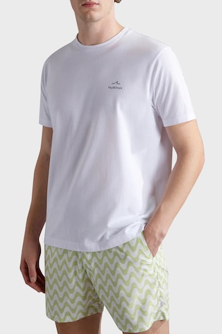 Paul & Shark Erkek T Shirt 24411087 010 Beyaz Beyaz