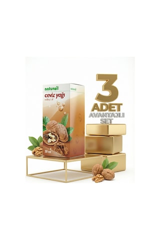 Naturoil Ceviz Yağı 3x20 Ml 20 Ml
