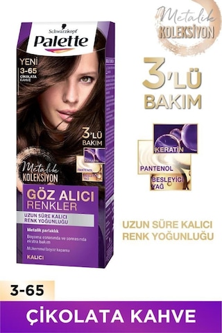 Palette Göz Alıcı Renkler 3 - 65 Çikolata Kahve X 2 Adet
