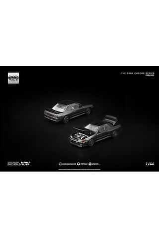 Pop Race Gt-r R32 Dark Chrome Prdc002