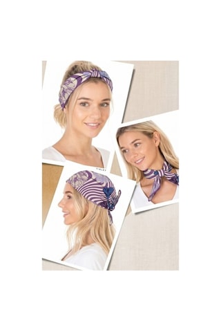 Sisley Flora Bandana/fular -2016-47 47 Mor