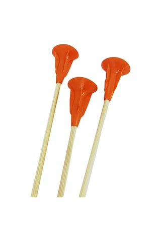 Vantuzlu Ok 63 Cm 3 Adet Çocuk/başlangıç İçin Güvenli Ok Turuncu