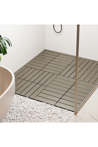 Porsima 1177 9 Lu Bahçe Balkon Teras Zemin Döşemesi Karosu Latte