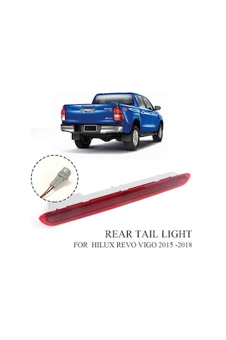 Yifomall Toyota Hilux Revo 2015-2017 Led 3. Fren Lambası - Ekstra Arka Stop Lambası, Şık Tasarım