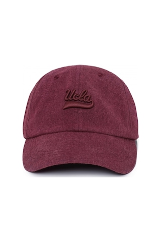 Ucla Fortuno Bordo Baseball Cap Nakışlı Unisex Şapka Bordo