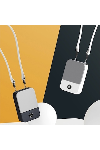 Soulader Taşınabilir Mini Boyun Fanı - Hafif Ve Kullanışlı Kişisel Klima, Serinletici Asılı Fan