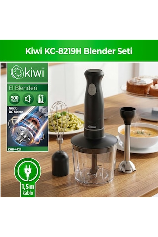 Kiwi KC-8219H 500 W El Blender Seti