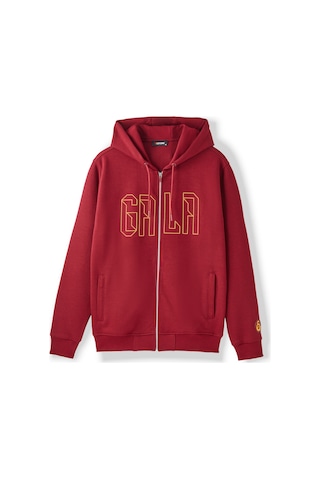 Gsstore Galatasaray Erkek Zip Hoodie E252113 Bordo